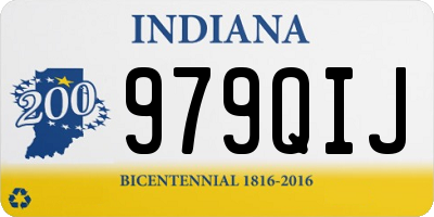 IN license plate 979QIJ