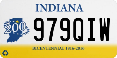 IN license plate 979QIW