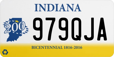 IN license plate 979QJA