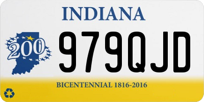 IN license plate 979QJD