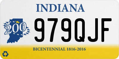 IN license plate 979QJF