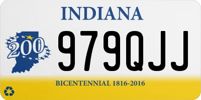 IN license plate 979QJJ