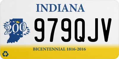 IN license plate 979QJV