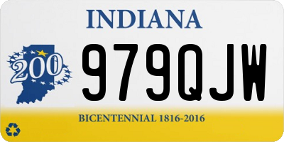 IN license plate 979QJW