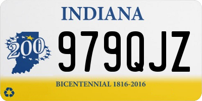 IN license plate 979QJZ