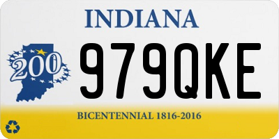 IN license plate 979QKE