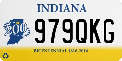 IN license plate 979QKG