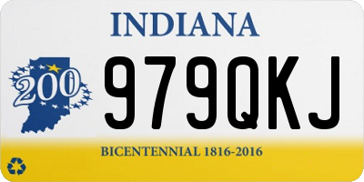 IN license plate 979QKJ