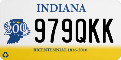 IN license plate 979QKK