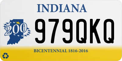 IN license plate 979QKQ