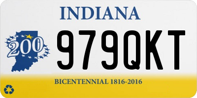 IN license plate 979QKT