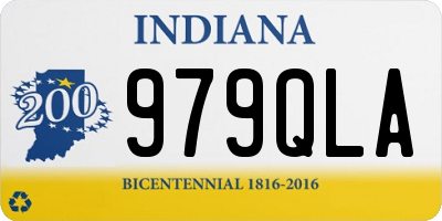 IN license plate 979QLA