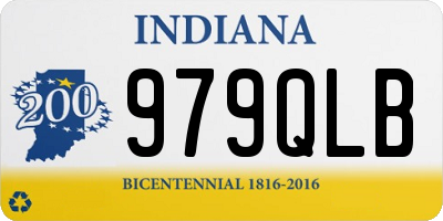 IN license plate 979QLB