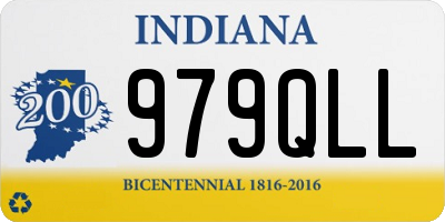 IN license plate 979QLL
