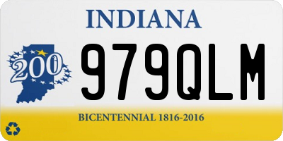 IN license plate 979QLM