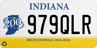 IN license plate 979QLR