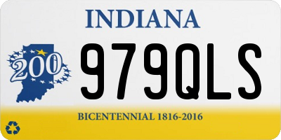 IN license plate 979QLS