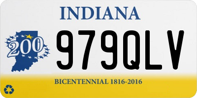 IN license plate 979QLV