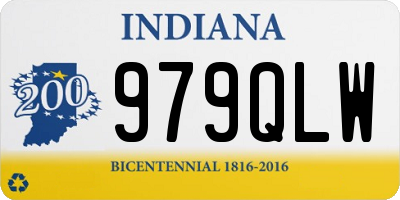 IN license plate 979QLW