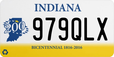 IN license plate 979QLX