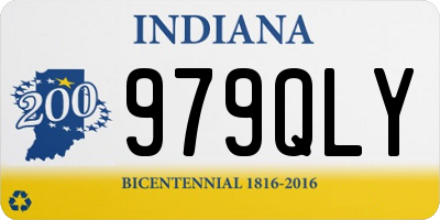 IN license plate 979QLY