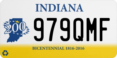 IN license plate 979QMF