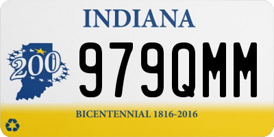 IN license plate 979QMM