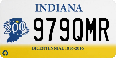 IN license plate 979QMR