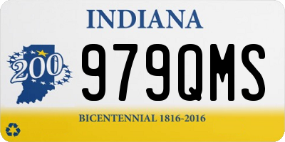 IN license plate 979QMS