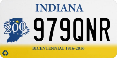 IN license plate 979QNR