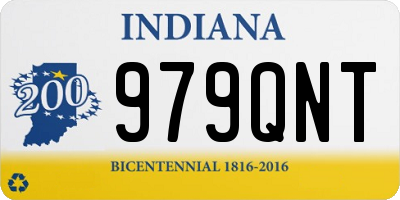 IN license plate 979QNT