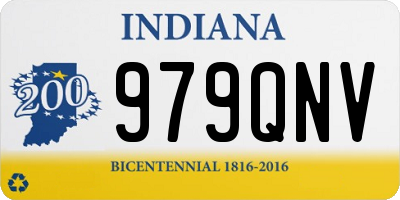 IN license plate 979QNV