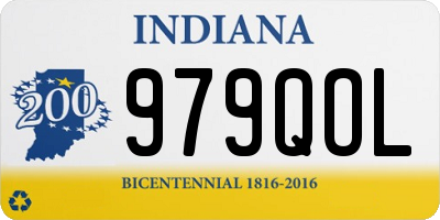 IN license plate 979QOL