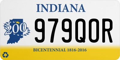 IN license plate 979QOR
