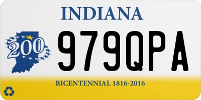 IN license plate 979QPA