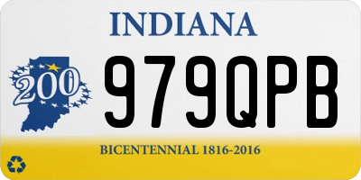 IN license plate 979QPB