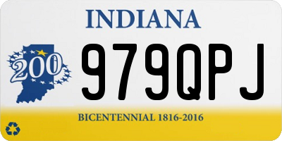 IN license plate 979QPJ