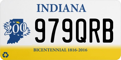 IN license plate 979QRB