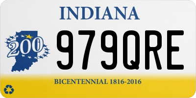 IN license plate 979QRE
