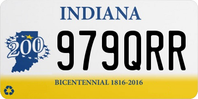 IN license plate 979QRR