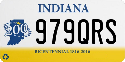 IN license plate 979QRS
