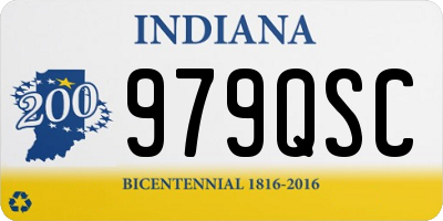 IN license plate 979QSC