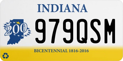 IN license plate 979QSM