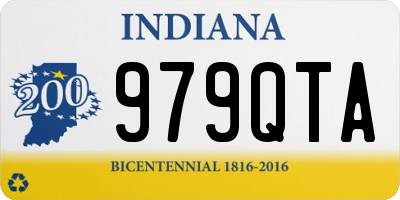 IN license plate 979QTA