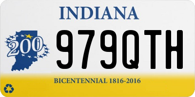 IN license plate 979QTH