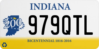 IN license plate 979QTL