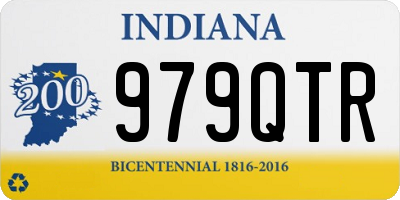 IN license plate 979QTR