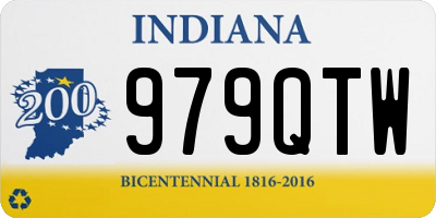 IN license plate 979QTW