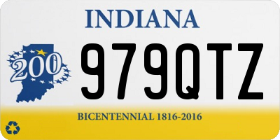 IN license plate 979QTZ