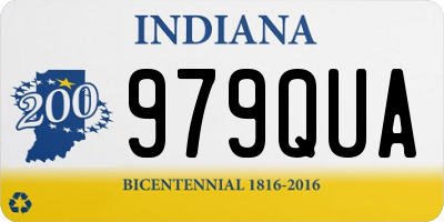 IN license plate 979QUA